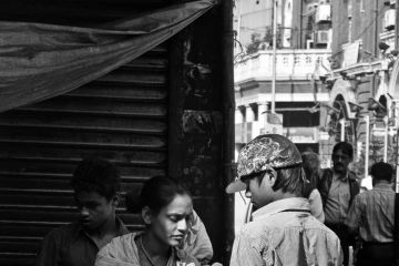 Roofless on a sidewalk in Kolkata
